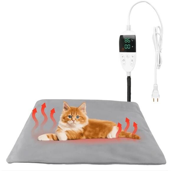 Cat Bed Heated Cat Bed for Indoor Cats & Small Dogs, Waterproof Dog - Picture 1 of 7